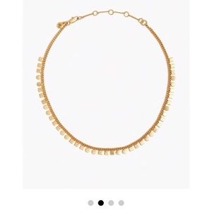 Madewell mini geochain choker necklace